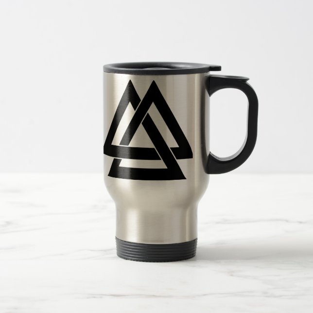 Caneca Térmica Castanho-preto (Direita)
