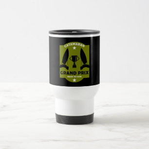 Caneca Térmica Catamaran Hydrofoil Sailboat Racing