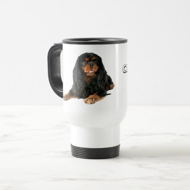Caneca Térmica Cavalier MOM - Cavalier King Charles Spaniel (Frente Esquerda)