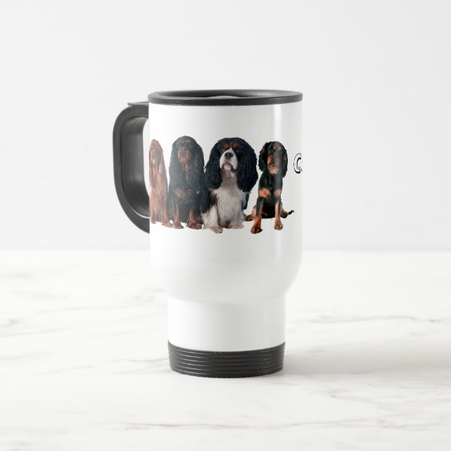 Caneca Térmica Cavalier MOM - Cogão Cavalier King Charles Spaniel (Frente Esquerda)