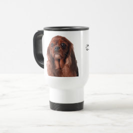 Caneca Térmica Cavalier MOM - Ruby Cavalier King Charles Spaniel
