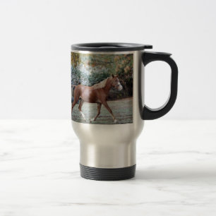 Caneca Térmica Cavalo árabe que funciona livre no pasto