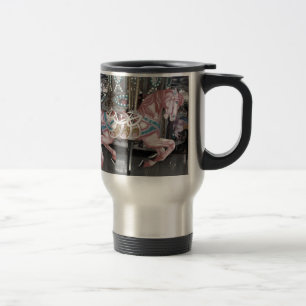 Caneca Térmica Cavalo carrossel rosa