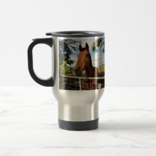 Caneca Térmica Cavalo Castanho Chamado Tulip,