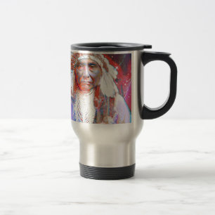 Caneca Térmica Cavalo Louco Americano Nativo