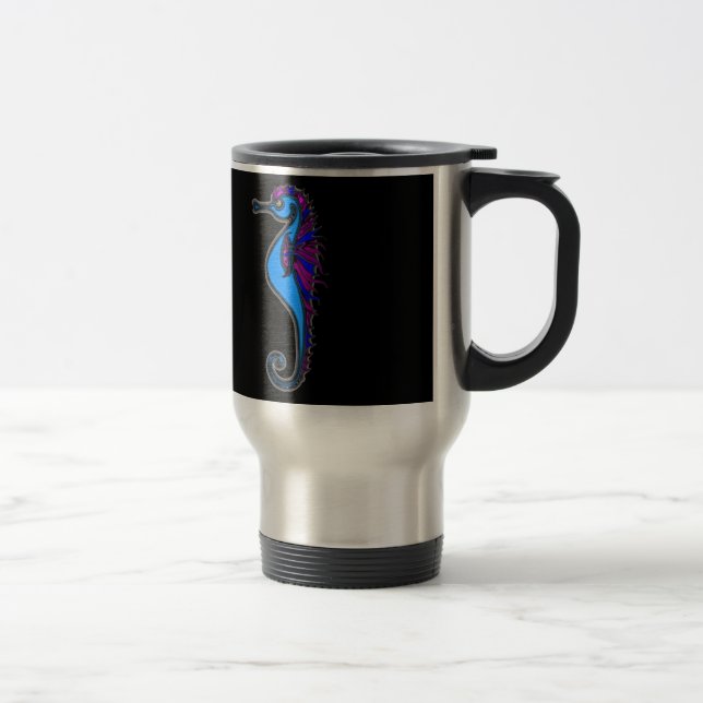 Caneca Térmica Cavalo-marinho engraçado (Direita)