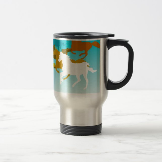 Caneca Térmica Cavalos (Direita)