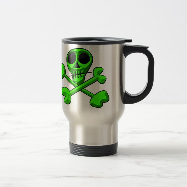Caneca Térmica Caveira (Direita)