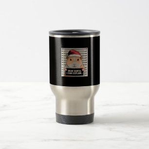 Caneca Térmica Cavy de Natal do Porco da Guiné Papais noeis Caro