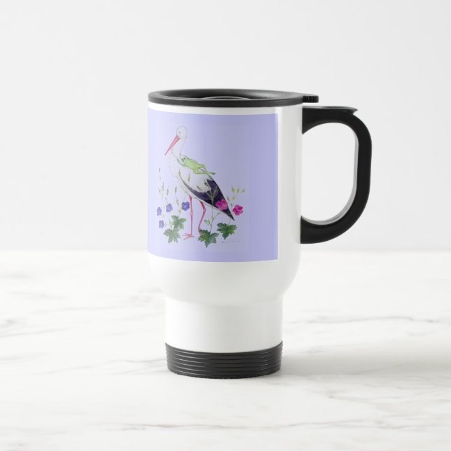 Caneca Térmica cegonha com sapo (Direita)