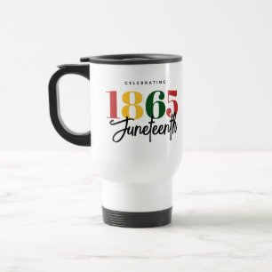 Caneca Térmica Celebração da História Negra da Liberdade em 1865
