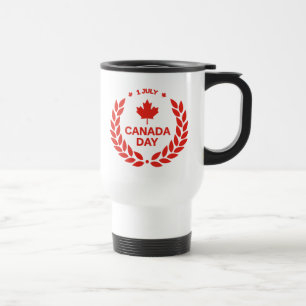 Caneca Térmica Celebração do Dia do Canadá