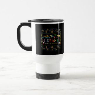 Caneca Térmica Celebrar a Design do Mês do Patrimônio Hispânico