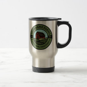 Caneca Térmica Celeiro Antigo ADICIONAR NOME Fazenda Rural Colhei