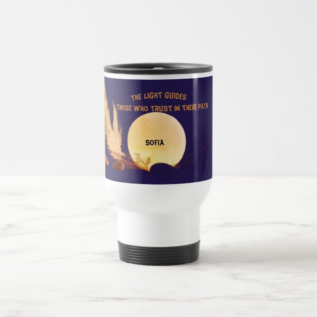 Caneca Térmica Celestial Wisdom Blue Travel Mug (Centro)