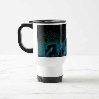 Caneca Térmica Celtic Stonehenge, Lua e Estrelas Astronomy Reino 
