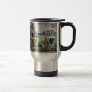 Caneca Térmica Cena da Galinha-Fazenda