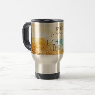 Caneca Térmica Cena de praia idílica e calorosa da SlipperyJoe ca