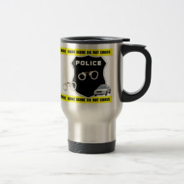 Caneca Térmica Cena do crime da polícia