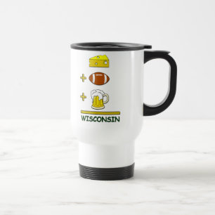 Caneca Térmica Cerveja Wisconsin do futebol do queijo