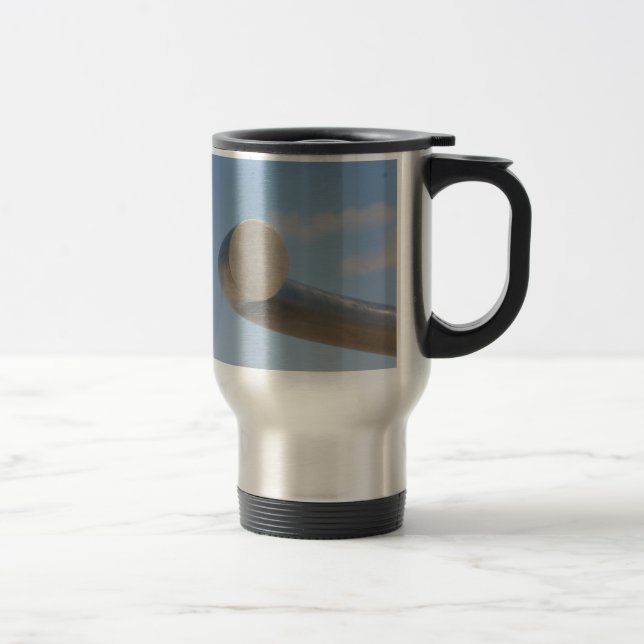 Caneca Térmica Céu Azul Metálico (Direita)
