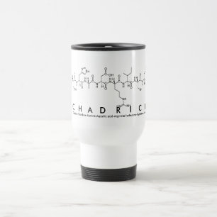 Caneca Térmica Chadrick peptide name mug