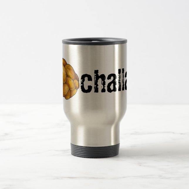 Caneca Térmica Challah Hanukkah, Feriado Judaico, Brided Bread Lo (Centro)