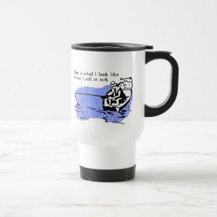 Caneca Térmica Chamada De Doente Engraçada Pesca De Maçã Humor