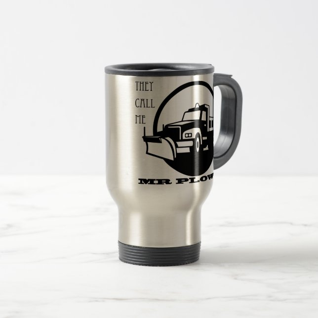 Caneca Térmica Chamam-Me Sr. Plow (Frente Esquerda)