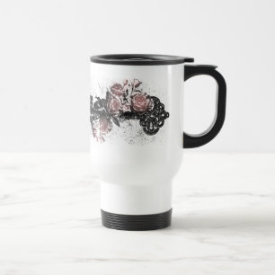 Caneca Térmica Chave antiga e Rosas