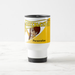 Caneca Térmica Cheerleader Personalizar Amarelo