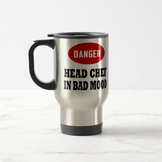 Caneca Térmica Chefe Engraçado (Esquerda)