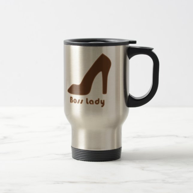 Caneca Térmica Chefe Lady Brown Pump (Direita)