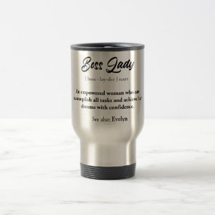 Caneca Térmica Chefe Lady Mug - Presente de Mulher Empoderada, Co