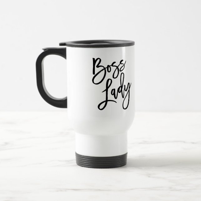 Caneca Térmica Chefe Lady Trendy Lettering (Esquerda)