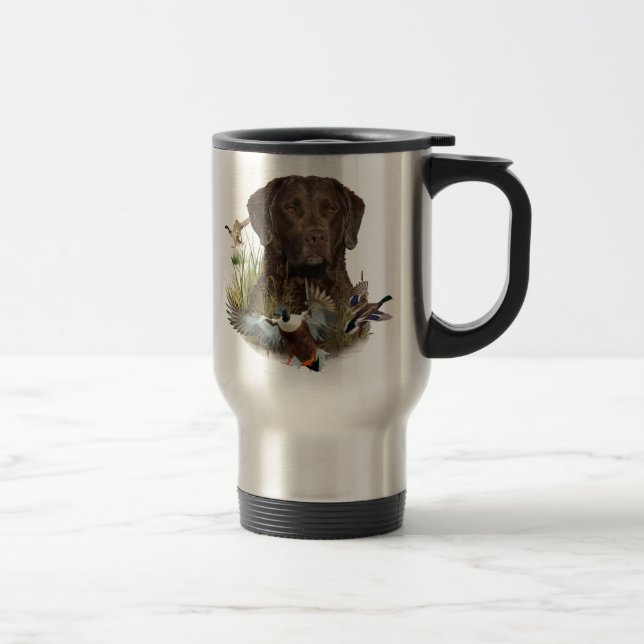 Caneca Térmica Chesapeake Bay Retriever, Arte (Direita)
