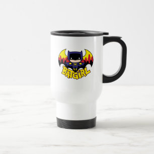 Caneca Térmica Chibi Batgirl Com Skyline & Logo Gotham