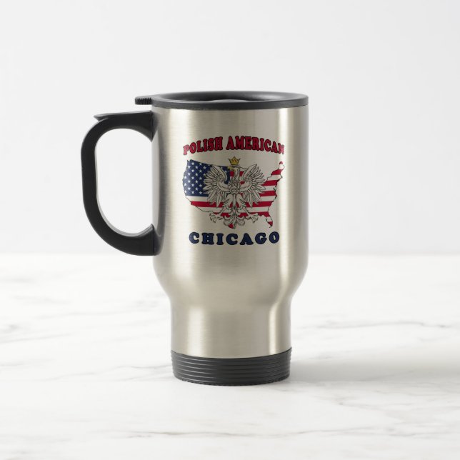 Caneca Térmica Chicago Illinois Polonês (Esquerda)