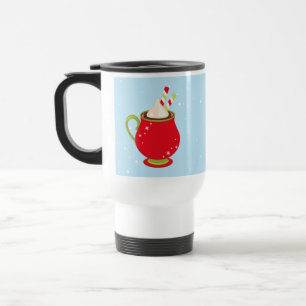 Caneca Térmica Chocolate Quente Feriado Cacau Na Neve