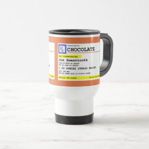 Caneca Térmica Chocolate Quente ou Café com Receita Personalizada