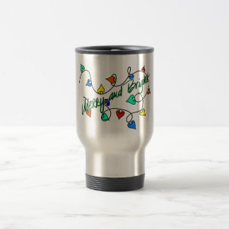 Caneca Térmica Christmas lights mug