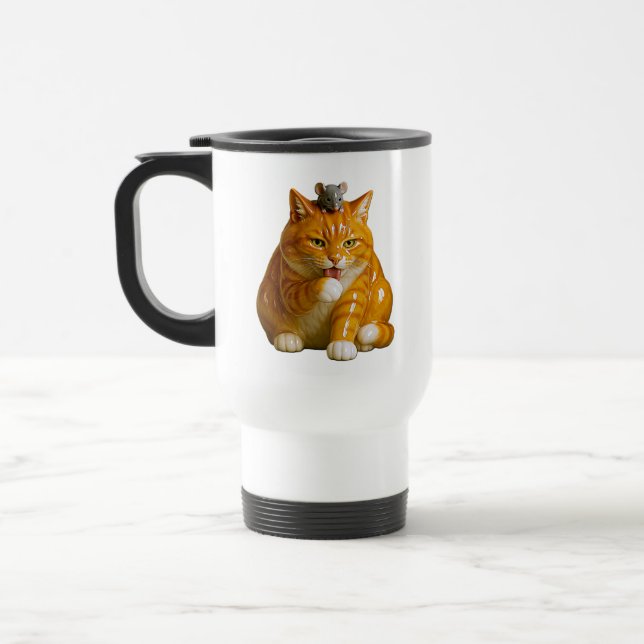 Caneca Térmica Chubby Cat (Esquerda)