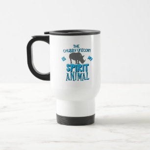 Caneca Térmica chubby unicorn meu animal espiritual