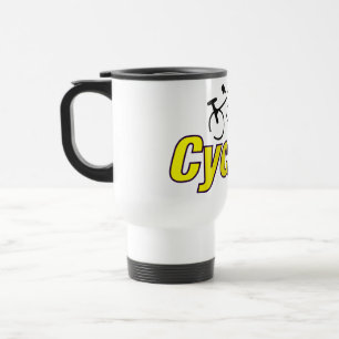 Caneca Térmica Ciclagem com bicicleta