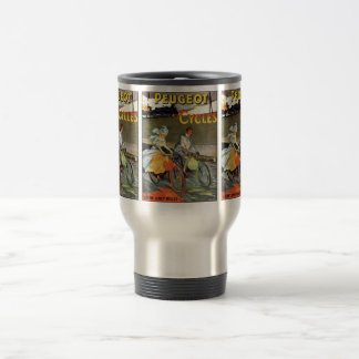 Caneca Térmica Ciclos Peugeot Vintage Bicycle Art