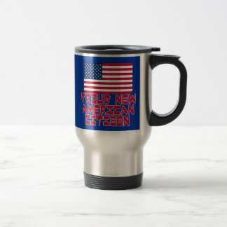 Caneca Térmica Cidadão americano novo orgulhoso