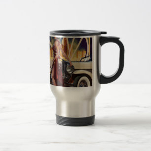 Caneca Térmica Cidade do motor de Detroit, Michigan