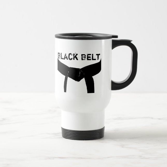 Caneca Térmica Cinturão Negro de Artes Marciais em Distância (Direita)