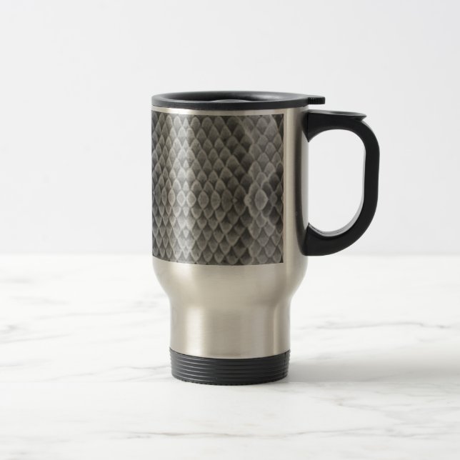 Caneca Térmica Cinza Snakeskin (Direita)