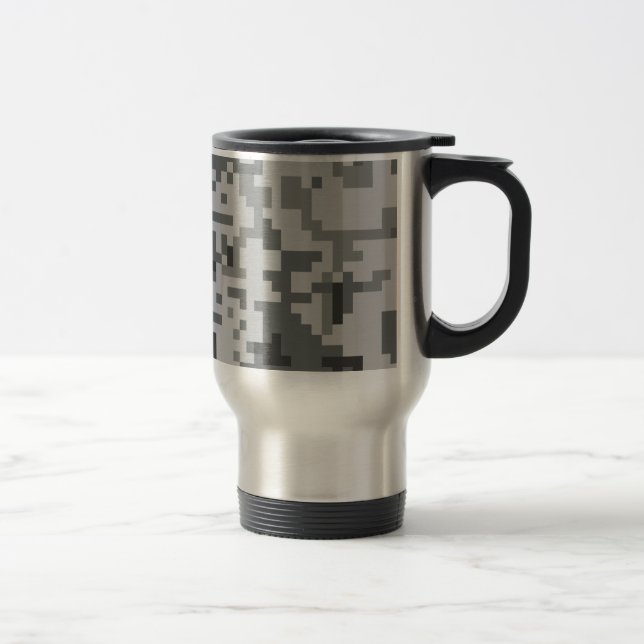Caneca Térmica Cinza urbana Pixel Camo (Direita)